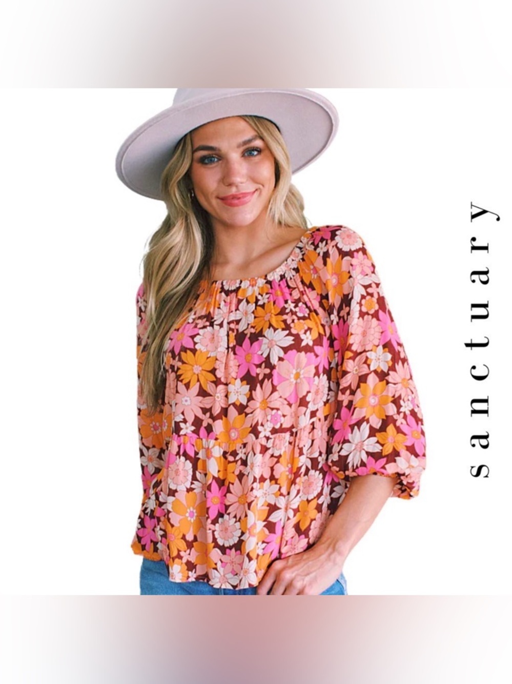 Sanctuary Floral Blouse, New With Tags